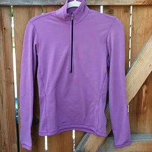 Patagonia Purple Quarter-Zip Sweatshirt